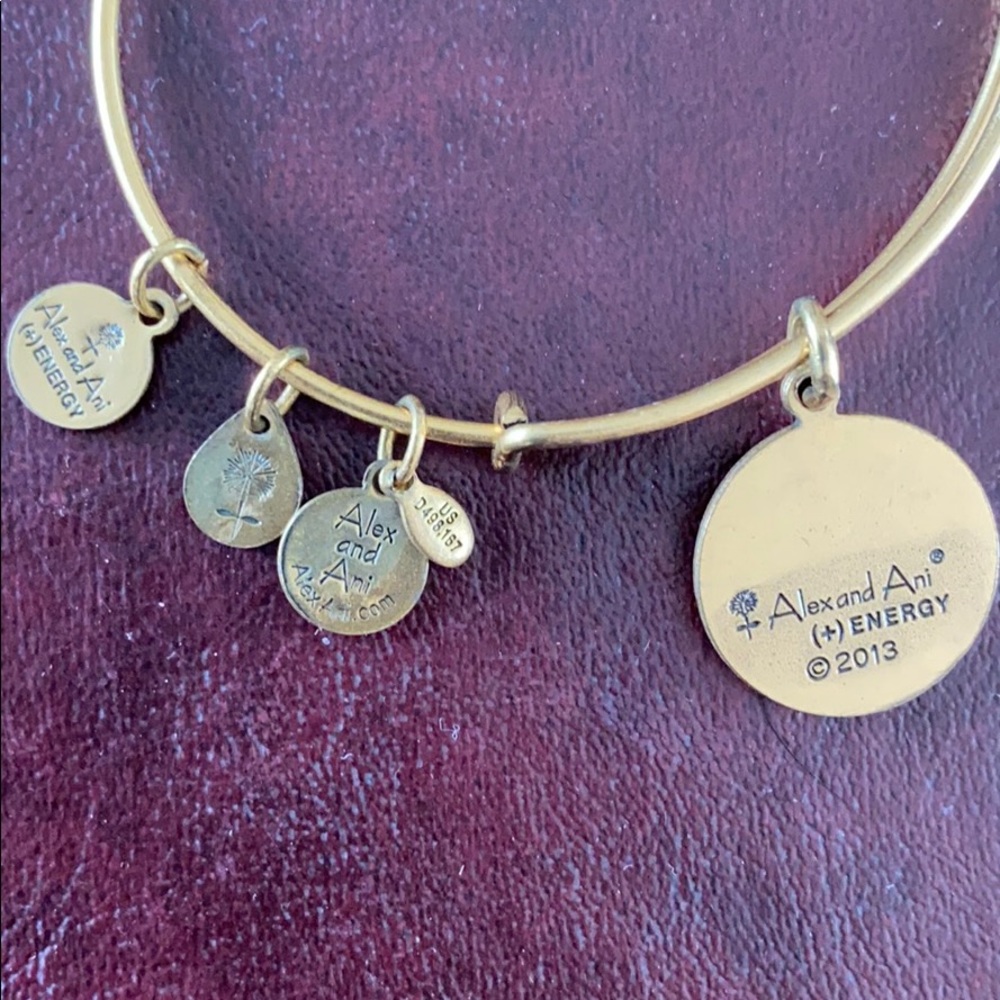 Alex & Ani bracelet w/ FRIEND charm - Picture 4 of 5